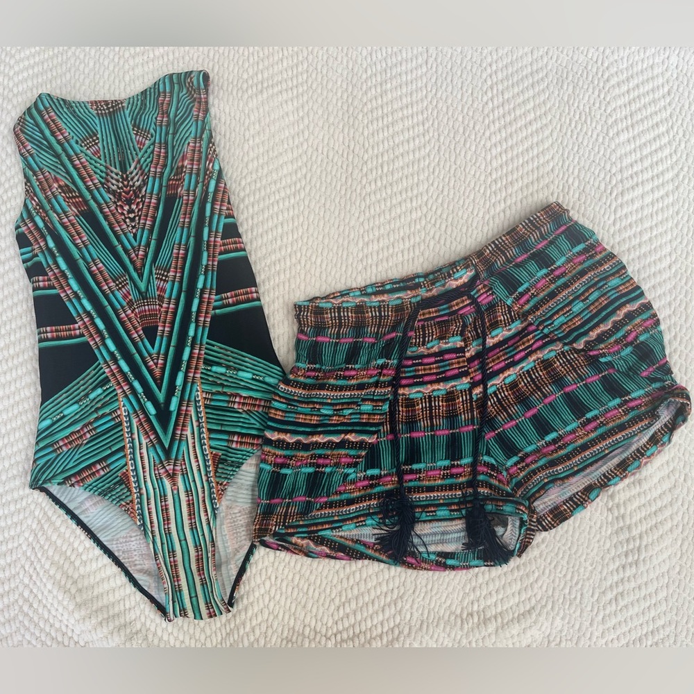 Cia Maritima - Two piece set - Bodysuit and Shorts